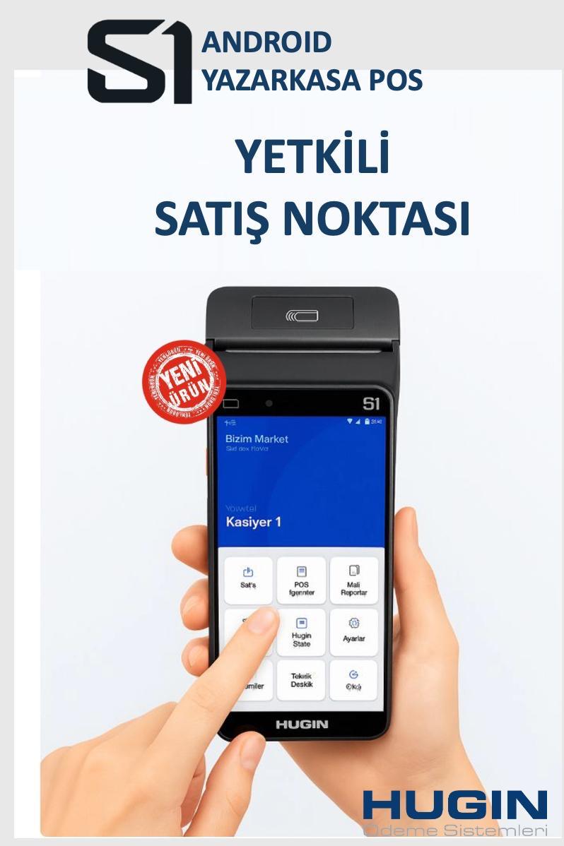 Hugin S1 Android yazarkasa POS yetkili satış noktası