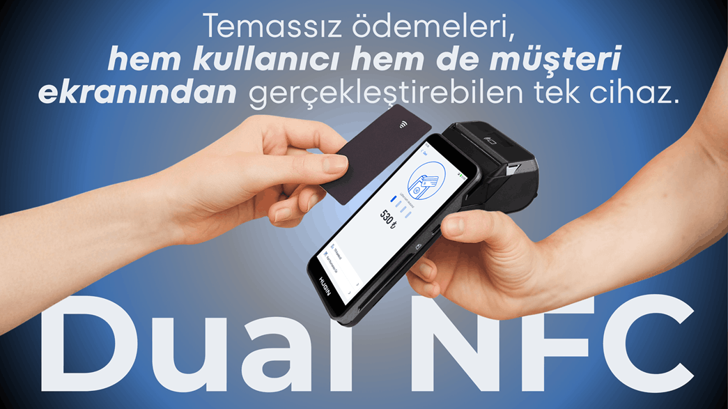 Hugin S1 çift NFC temassız ödeme desteği
